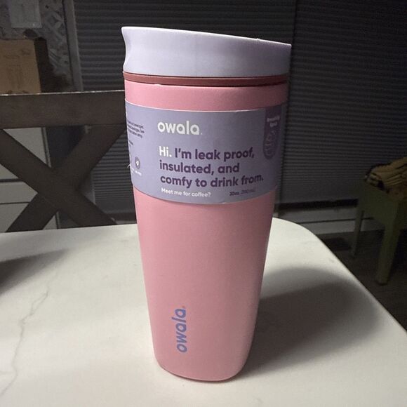 owala Other - New Owala 20oz Pink SmoothSip Slider Stainless Steel Water Bottle Kickflip